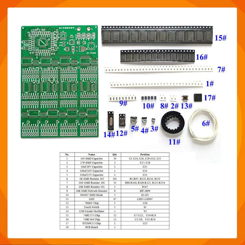 4 In 1 SMD SMT Soldering Practice Kit Noob Friendly For Beginners And Hobbyists DIY Electronic Training Board parts display
