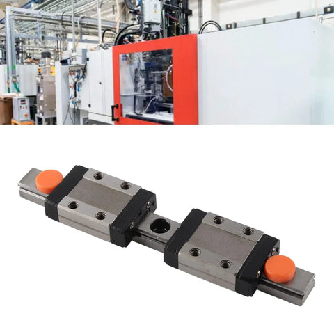 Beefy Linear Rail Bearing Kit With Two Slide Blocks For Automation Equipment And Packaging And Printing Precision Positioning Steel Construction For Industrial Use, two-block steel rail