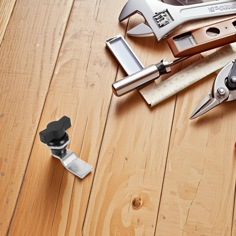 Swing Knob Turn Latch With T Handle Cam Lock For Cabinets And Toolboxes Durable ABS And Metal Construction