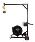 Heavy Duty Tool Balancer Strapping Dispenser For Steel And Poly Strap EP-3550 with industrial steel frame and locking casters