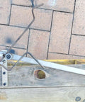 Heavy Duty Mini Tubing Bender And Rod Forming Tool For Stainless Steel Built To Bend Mild Steel Rods attached to a workbench