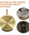Gold Metal Clock Pendulum Replacement For Traditional Quartz Wall Clocks With Accurate Timekeeping And Silent Operation