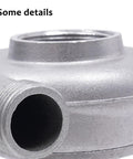 Close-up of Beefy 500W Micro Hydroelectric Generator Portable Water Turbine Power Station aluminum alloy construction detail