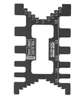 Hella Precise CNC Machined Aluminum Alloy Dovetail Jig Caliper for Woodworking Workbench with step measurements.