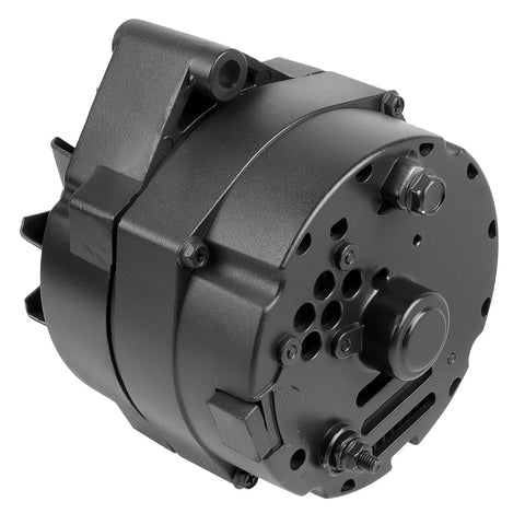 120 Amp Beefed Up One Wire GM Alternator Self Exciting High Output 12V 10SI Style for Chevy Cars and Trucks SBC BBC