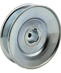 AB350 3/4 Inch Bore 3.5 Inch OD Single Groove V Belt Pulley for A B 5L 4L Ax BX Belts Carbon Steel Motor Pulley Zinc Plated
