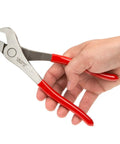 7-3/4 Inch Nut Jaw Pliers With High Leverage Parrot Jaw Grips Nuts Bolts And Fasteners Hex Round And Square Shapes Slender Nonslip Grips