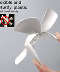 Top Tier 6 Inch Rv Vent Fan 130 Cfm Direct Swap For Ventline BVD0218-00 Camper Roof Exhaust flexible plastic fan blade