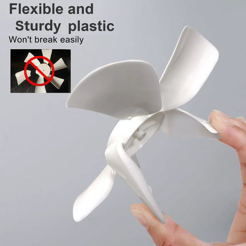 Top Tier 6 Inch Rv Vent Fan 130 Cfm Direct Swap For Ventline BVD0218-00 Camper Roof Exhaust flexible plastic fan blade
