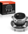 Rear Wheel Bearing And Hub Assembly With Five Lug For Mazda 3 2014 To 2018 And Mazda 3 Sport 2014 To 2018 Heavy Duty Wheel Hub Replacement