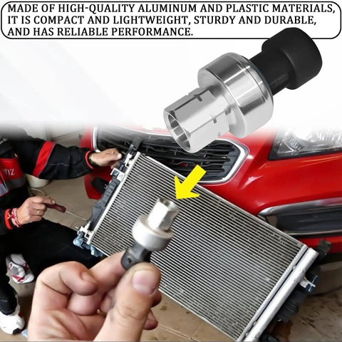 High Pressure AC Sensor Switch For Auto Air Conditioning Refrigerant Pressure Sensor Replacement OEM 13587668 1551343 close-up view