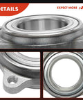 Close-up of 2x Wheel Bearing and Hub Assembly for Audi A4 A5 A6 Q5 S4 S5 S6 S7 A8 Quattro and Allroad 2008-2018 Front and Rear Replacement Kit with Heavy Duty Steel Housing and Precise Fit.
