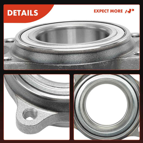 2 Pack Wheel Bearing Kit For Audi A4 A5 A6 Q5 S4 S5 S6 S7 S8 Quattro Allroad Models, Beefy Replacement Bearings close-up view