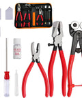 Must Have Complete Glass Cutting Tool Set Kit With 8 Inch Tile Nippers 8 Inch Running Pliers 6 Inch Breaking Pliers