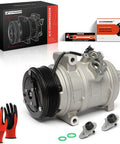 Heavy Duty Auto Ac Compressor With Clutch Assembly Prefilled Oil And New Seals For Ford Edge Lincoln Mxk Mazda Cx9 with installation kit.