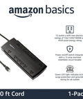 12 Outlet Power Strip Surge Protector With 4320 Joules Of Shielding 10 Foot Cord Black Finish Ultra Safe Overload Protection