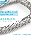 5300622034 Dryer Restring Heating Element Coil Replacement for AP2135128 AH451032 EA451032 PS451032 close-up view