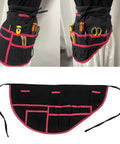 Heavy Duty Workhorse Sewing Organizer Belt With Industrial Stitching And Multipocket Tailoring Girdle featuring pockets for tools.