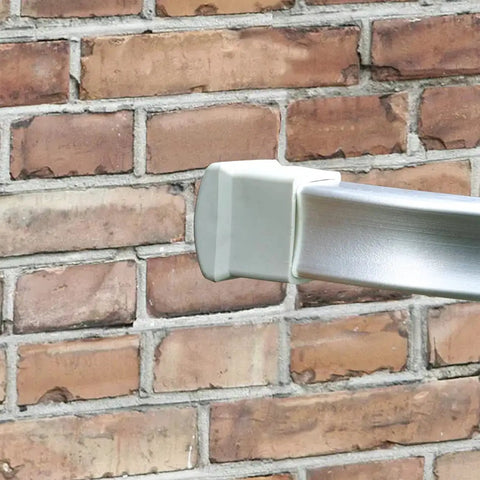 Rubber End Caps For Ladder Standoff And Stabilizer Replacement Fits AC78 And AC76-4 Pack on metal stabilizer against brick wall