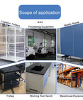 Application of Rugged PU Swivel Casters with Brakes for Logistics Trolleys, Processing Equipment, Mobile Boxes, Trolleys, and Warehouse Equipment