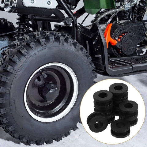 10 Pack Motorcycle Rubber Grommet Kit Durable Lightweight Grommets For Easy Install No Sweat Reusable Parts Secure Fit And Stylish Design For Quick Motorcycle Repairs, black rubber grommets