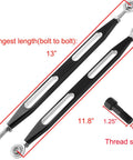 Adjustable Black Shifter Linkage For Harley Touring Bikes, CNC Billet Aluminum Gear Shift Rod, 13 inch length