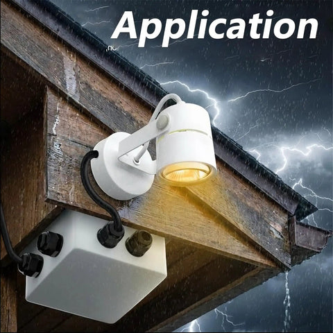 Outdoor use of All In One Heavy Duty 72 Piece Cable Glands Kit Waterproof Weatherproof Strain Relief Pass Through Grommets.