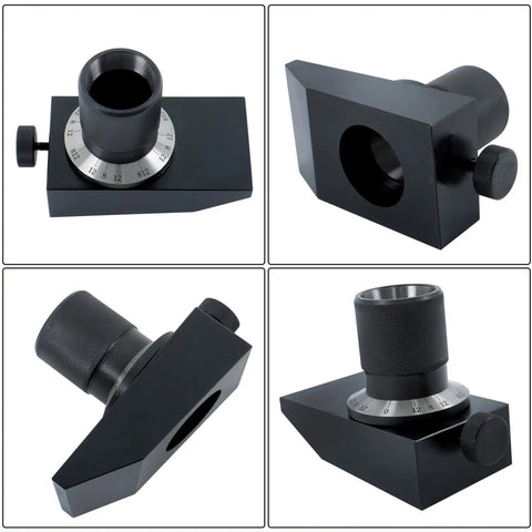 Hella Sturdy 5C Angle End Mill Grinding Fixture Built For Smooth Edge Sharpening And Reliable Shop Performance Handles Straight Shank Cutters From 1/16 To 1-1/8 Inch Sizes, showcasing precision base and rugged design.