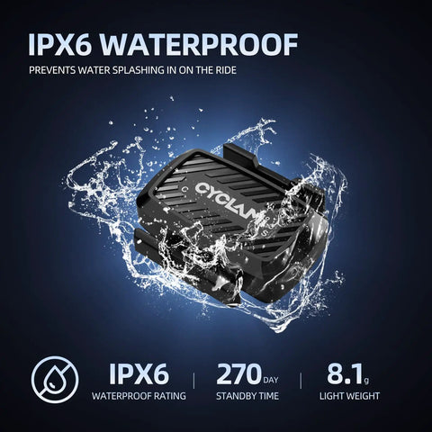 Wireless Bike Speed And Cadence Sensor With ANT Plus And Bluetooth Dual Mode RPM For All Cycling Computers, Compatible With Zwift And Rouvy, IPX6 Waterproof, 270 Hour Battery Life, Easy Setup