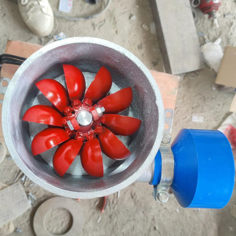 3000W Micro Hydroelectric Generator For Home And Outdoors Off Grid Ready 220V Water Turbine showing 110mm inlet fitting