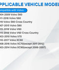 Applicable Volvo models for gas cap replacement 31392044: S60, S80, XC60, XC70, V60, V70, XC90 from 2004 to 2018.