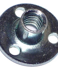 Heavy Duty Tee Nuts Set For Woodworking 10-32 Thread Size Five Sixteenth Inch Steel Threaded Wood Inserts Zinc Finish Pack Of 16