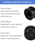 Dodge Ram 4x4 Transfer Case Shifter Linkage Bushing Grommet Kit Replacement For 2002 To 2010 rubber bushing design details