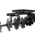 54 Inch Universal Disc Plow For ATV UTV Harrow Garden Tractor Attachment With 2 Inch Receiver Powder Coated Steel Built Tough For Quick Soil Till And Garden Prep