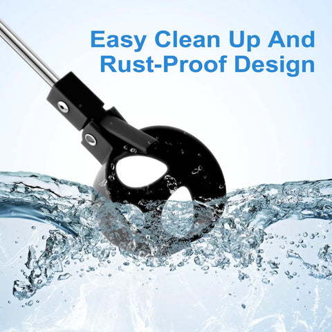 Extendable Egg Grabber Tool For Chicken Eggs, Stainless Steel Picker With 15.7 To 76 Inch Adjustable Handle And Non Slip Gloves, Ideal For Coop Nest And Poultry Farm Use, No Bending Hassle