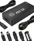 ETL Certified 36V Lithium Battery Charger For Electric Scooters Hoverboards And E Bikes 42V 2A Replacement Charger with plugs