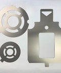 Target Stencil Set 3 Pack Unpainted For Range Practice With 12 By 20 Vital Target 10 Inch Circle And Six Point Five Inch Circle Templates