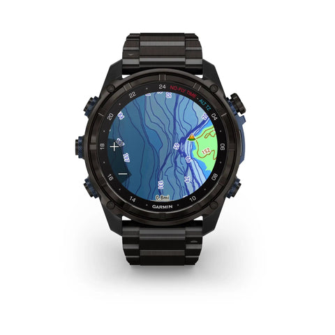 Descent Mk3i Titanium Dive Computer With Dope Extra Long Strap Up To 25 Days Battery Life AMOLED Display GPS Smartwatch 51mm model