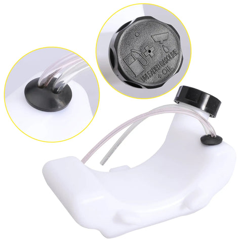 Replacement Fuel Tank For Gas Trimmer Fits Troy-Bilt TB525EC TB590EC TB146EC Craftsman 316791840 with cap and fuel lines