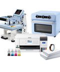 Sublimation Printer Bundle With Craft Express Combo Heat Press And Elite Sublimation Oven featuring printer, heat press, and oven