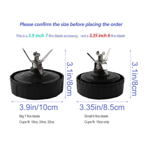 Single Pack 7 Fin Blender Extractor Blade Assembly Replacement For Auto iQ Blenders Fits 4 Inch Cup Models Like BL480 BL482 BL642 BL682 NN102 Durable Stainless Steel Construction No Fuss To Install And Clean