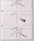 Beefed Up Heavy Duty Strap Hinges Galvanized 6 Inch 2 Pack For Doors And Gates With Wide Strap For Extra Stability, Rust Resistant Steel, Includes Screws And Mounting Instructions, Ideal For 4x4 Posts. Package back with installation diagrams