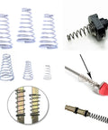 Heavy Duty Tapered Compression Springs Kit 200pcs Stainless Steel 304 Tower and Battery Springs with various uses.