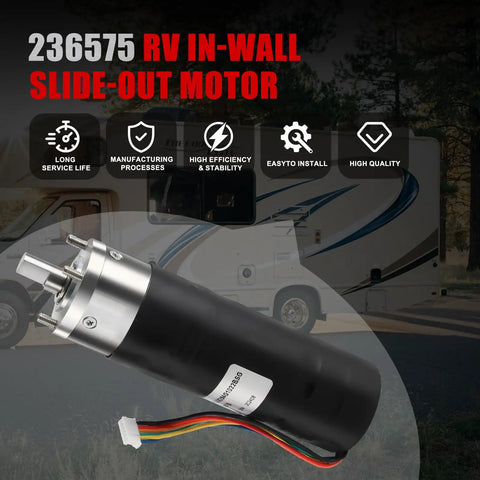 Heavy Duty RV In-Wall Slide-Out Motor Replacement For Lippert Schwintek In-Wall Slide System IG-42 with connection wires
