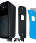 No Drill Adhesive Doorbell Mount With Metal Anti Theft Backplate For Video Doorbell Gen 1 And Gen 2 Secure Holder Bracket Easy Install