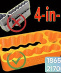 Grab And Go Insulated Spot Welding Jig For 18650 And 21700 Lithium Cells Featuring Hella Secure Clamps Safe Alignment Grid, 4-in-1 tool