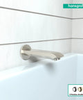 3 Inch Tub Spout In Brushed Nickel For Easy Universal Retrofit And Quick Bathroom Update Modern Design Durable Finish Simple Replacement For Most Bathtubs And Shower Faucets