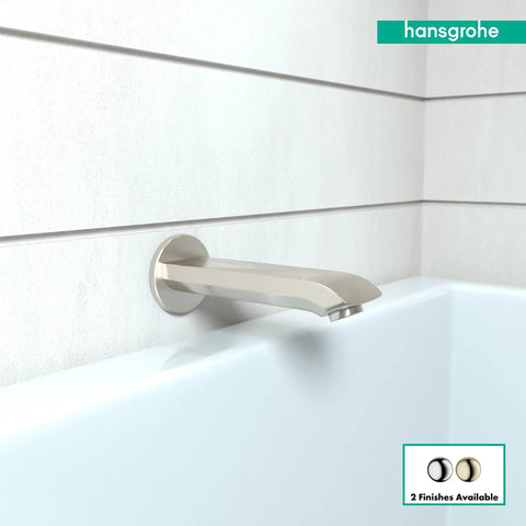 3 Inch Tub Spout In Brushed Nickel For Easy Universal Retrofit And Quick Bathroom Update Modern Design Durable Finish Simple Replacement For Most Bathtubs And Shower Faucets