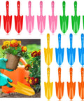 18 Piece Colorful Garden Shovel Set For Teens And Adults Mini Metal Hand Trowels In Six Bright Colors On Display