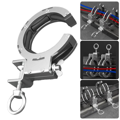 Multiple Angle Adjustable Wire Guide Roller With Reinforced Steel Bracket For Cable Routing And Bridge Wire Pulling In Commercial Conduit Layout, Stainless Steel 65mm Ring Opening And 330 Degree Rotation on conduit